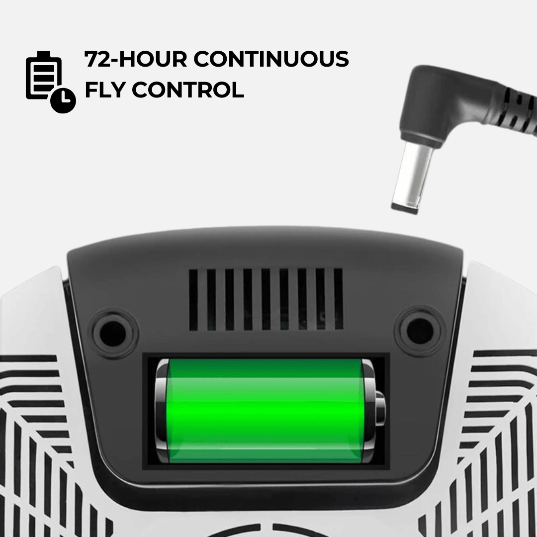 Automatische Fliegenfalle für den Innen- und Aussenbereich