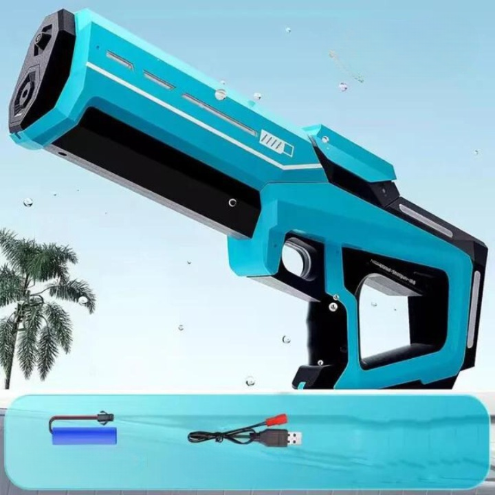 Automatische Wasserpistole für aktive Sommerspiele