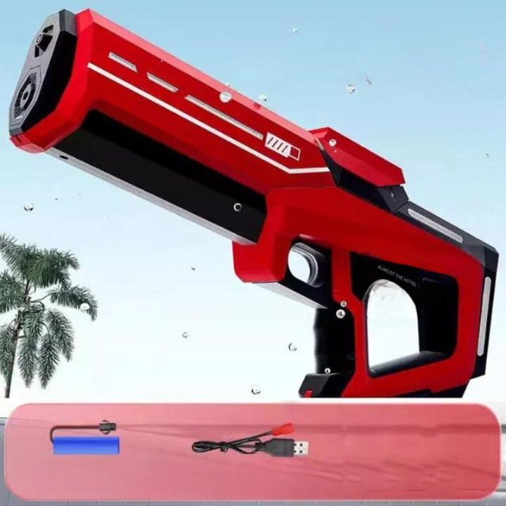 Automatische Wasserpistole für aktive Sommerspiele