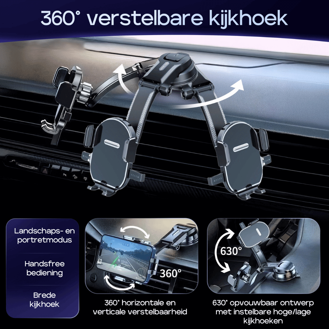 Auto-Handyhalterung mit 360°-Drehfunktion