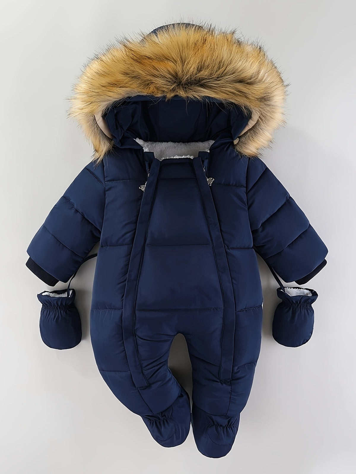 Baby-Schlafoverall – Luxuriöser Winter-Kapuzenoverall für die kühleren Monate