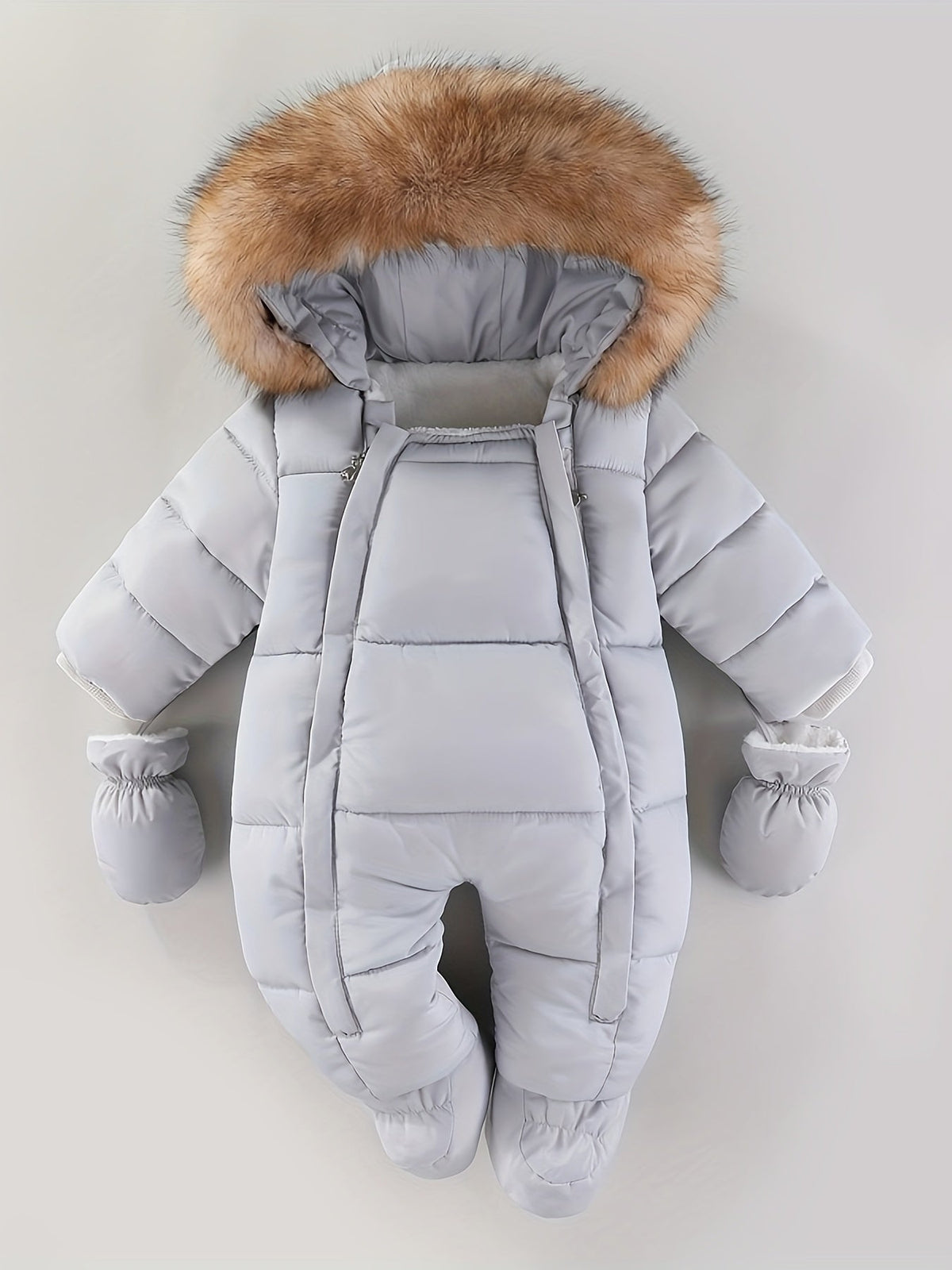 Baby-Schlafoverall – Luxuriöser Winter-Kapuzenoverall für die kühleren Monate