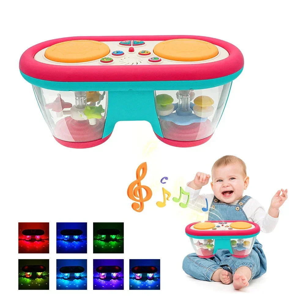 Baby-Trommel - Musikalisches Starterset - Baby-Schlagzeugset