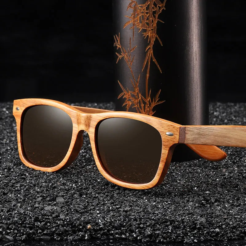 Bambus-Holzsonnenbrille