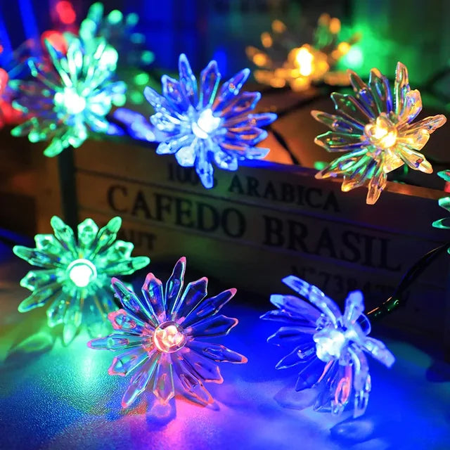 Pfirsichblüten Lichterkette