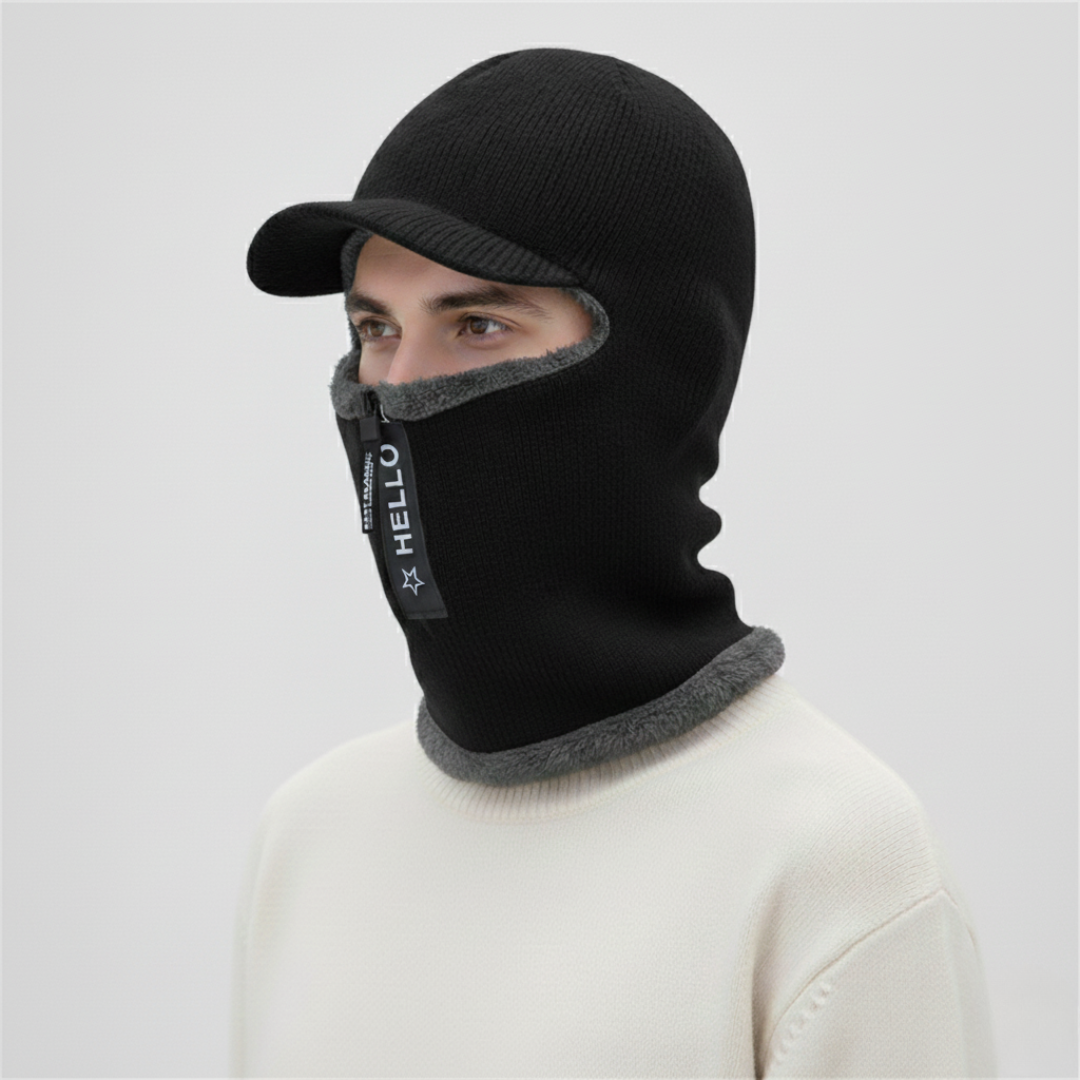 Gefütterte Strick-Balaklava
