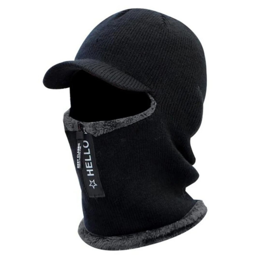 Gefütterte Strick-Balaklava