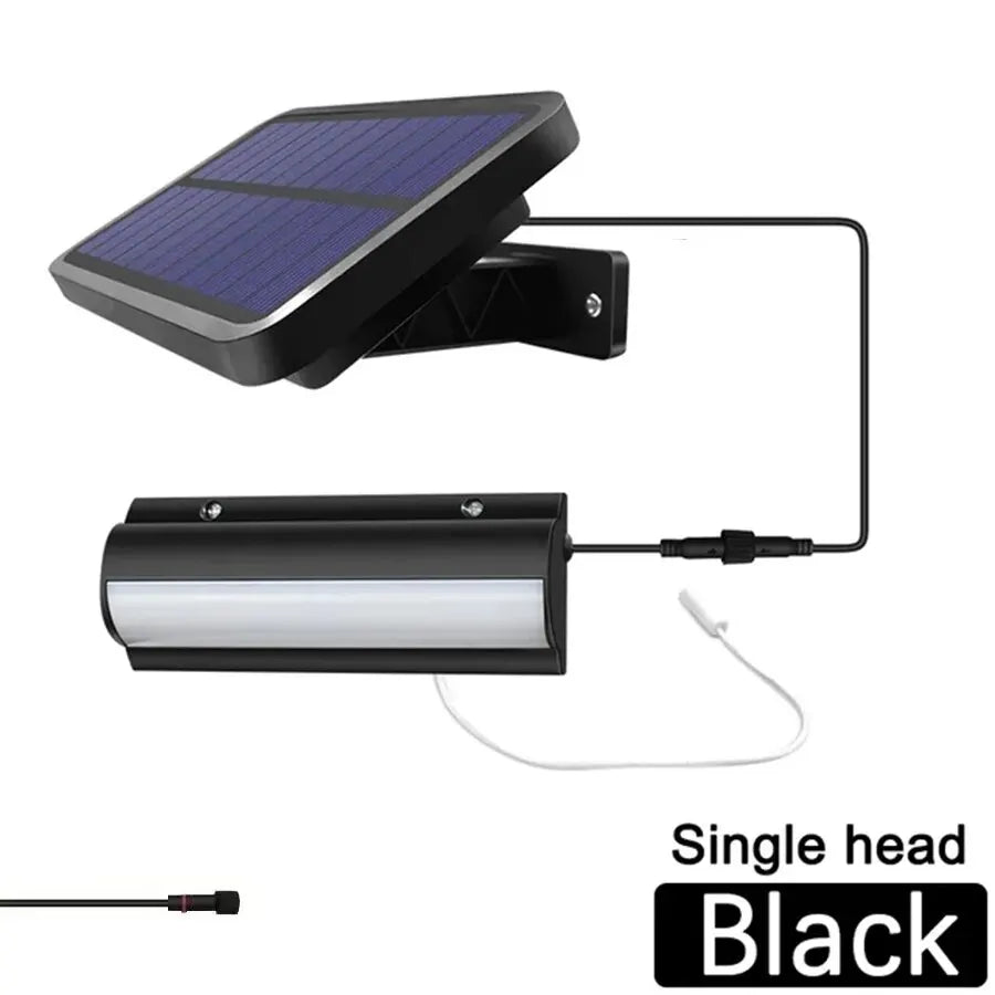 Solarleuchte für Innen und Aussen | IP65 wasserdicht | Mit Zugschalter | Warm- und Kaltweisslicht | 3 m Kabel