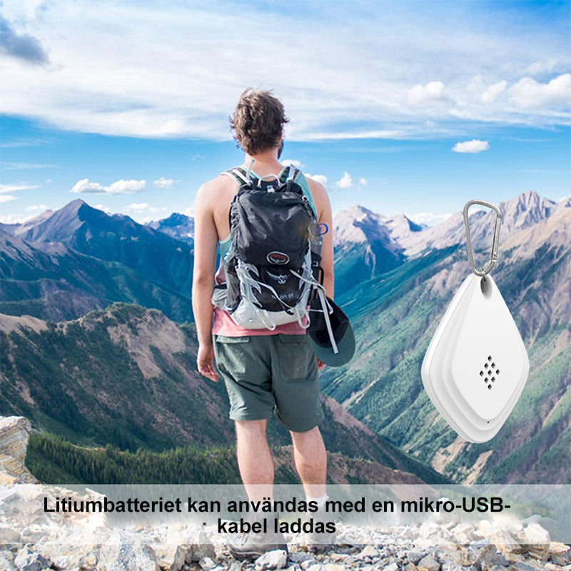 Sicherer Ultraschall-Zeckenschutz für Haustiere in Weiss und Schwarz