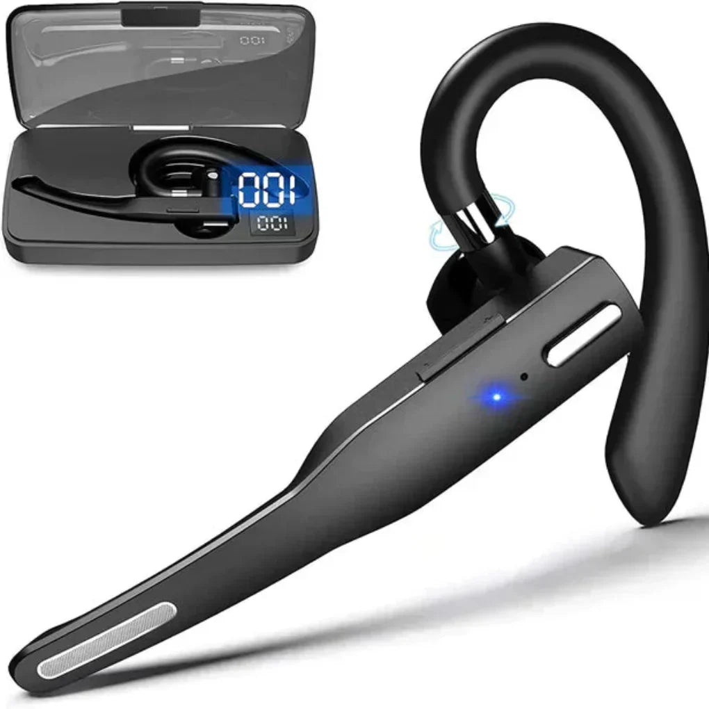 Bluetooth 5.1 Ohrbügel-Headset mit Geräuschunterdrückung