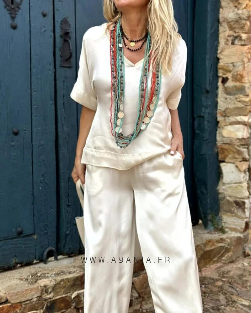 Set aus Bluse und Hose