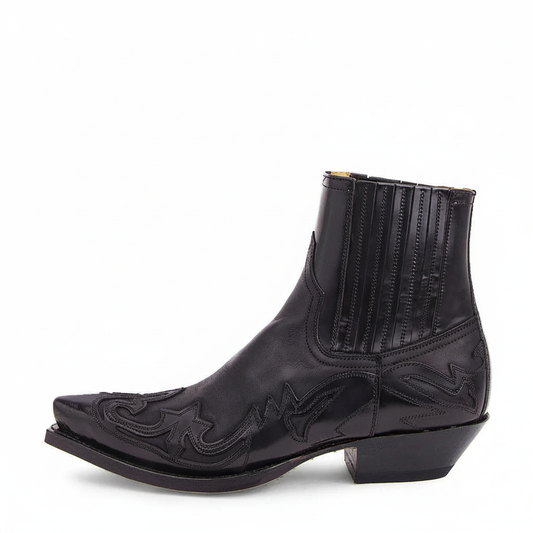 Leder-Cowboystiefel