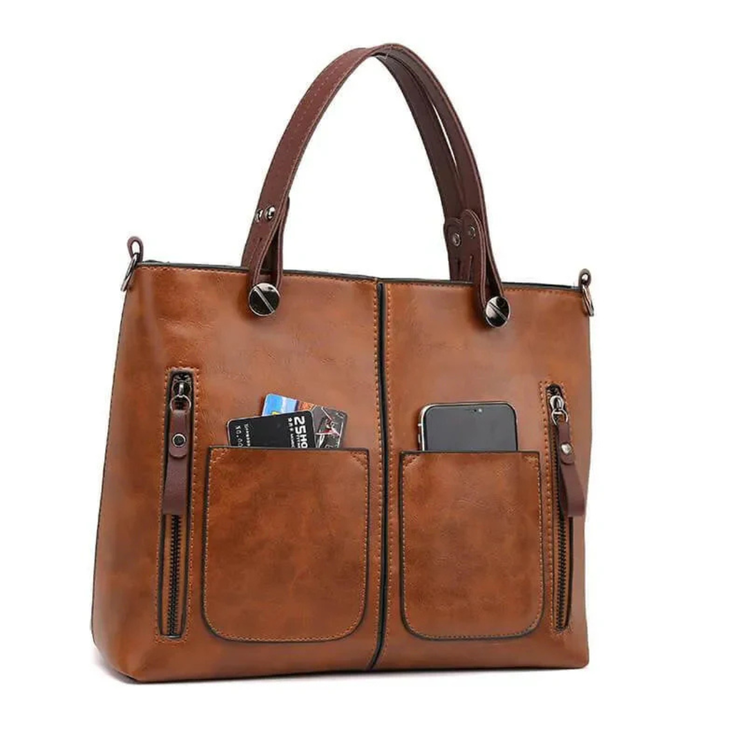 Lederhandtasche – Elegante Schultertasche für den täglichen Gebrauch