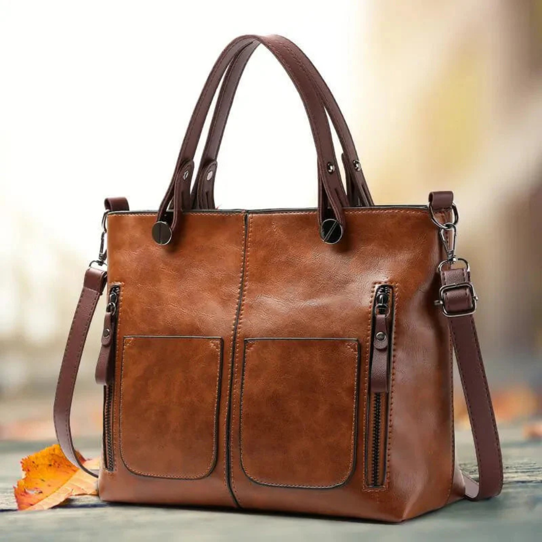 Lederhandtasche – Elegante Schultertasche für den täglichen Gebrauch