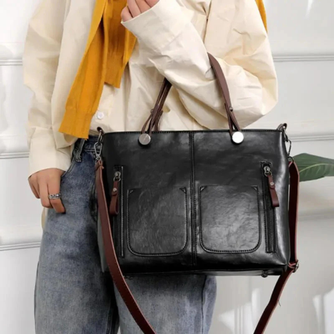Lederhandtasche – Elegante Schultertasche für den täglichen Gebrauch