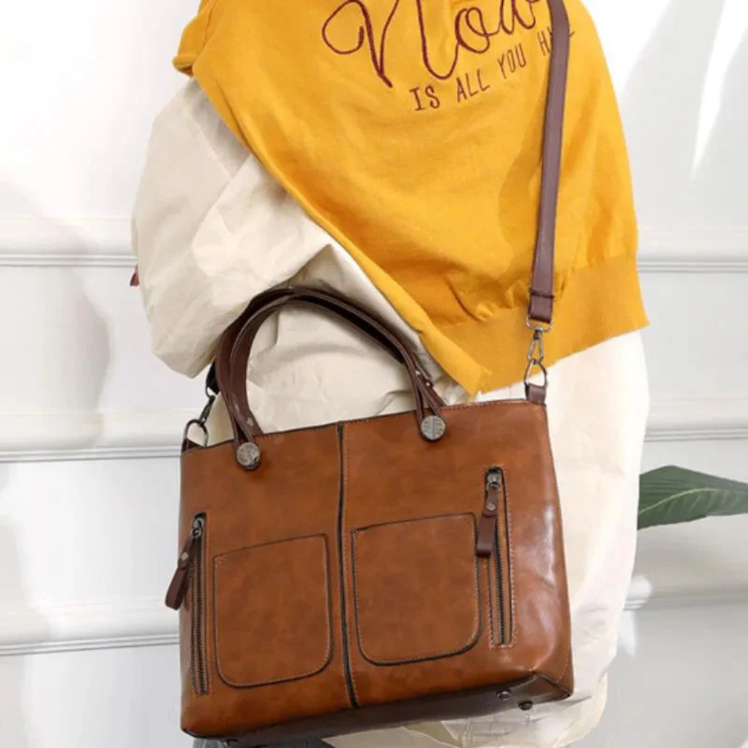 Lederhandtasche – Elegante Schultertasche für den täglichen Gebrauch
