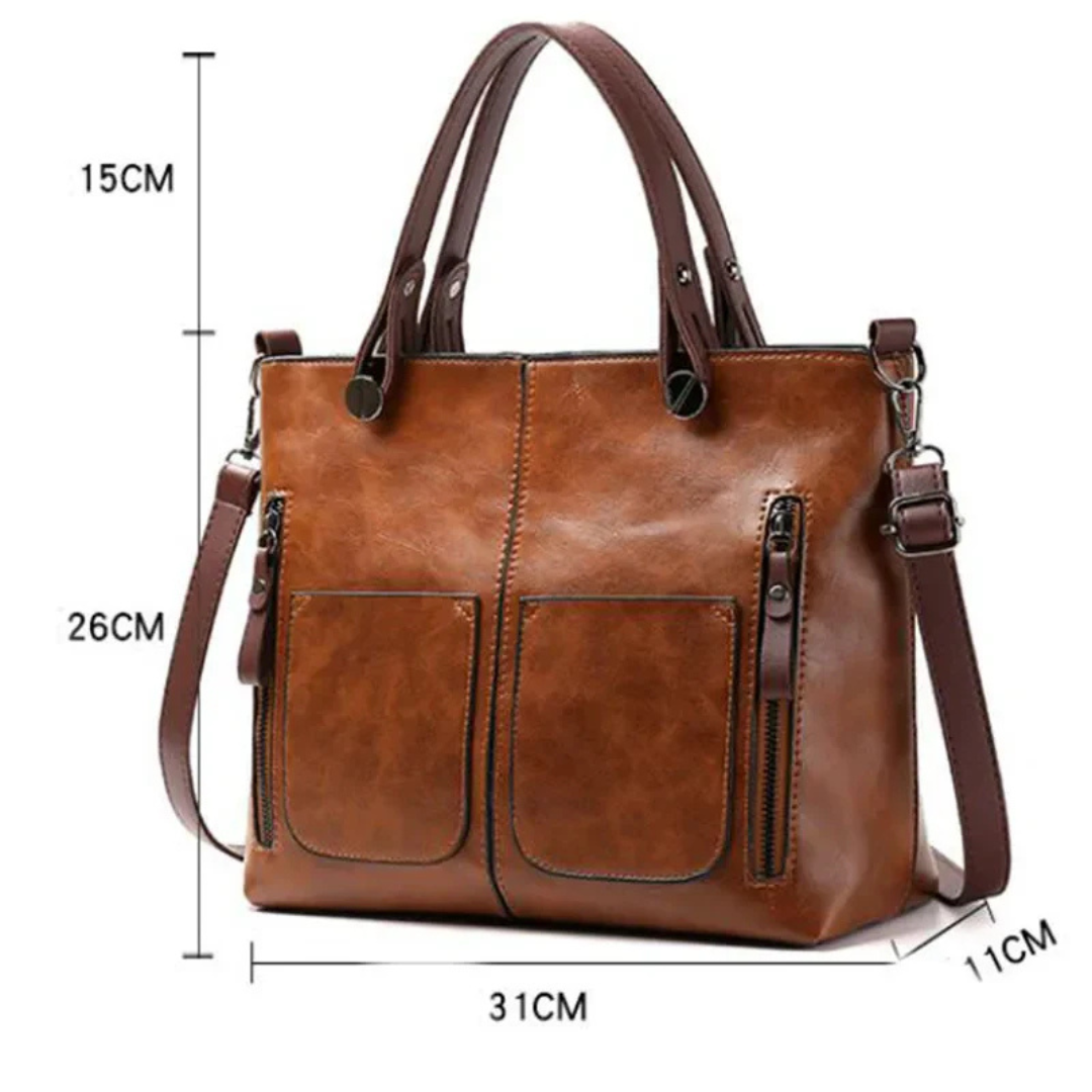 Lederhandtasche – Elegante Schultertasche für den täglichen Gebrauch