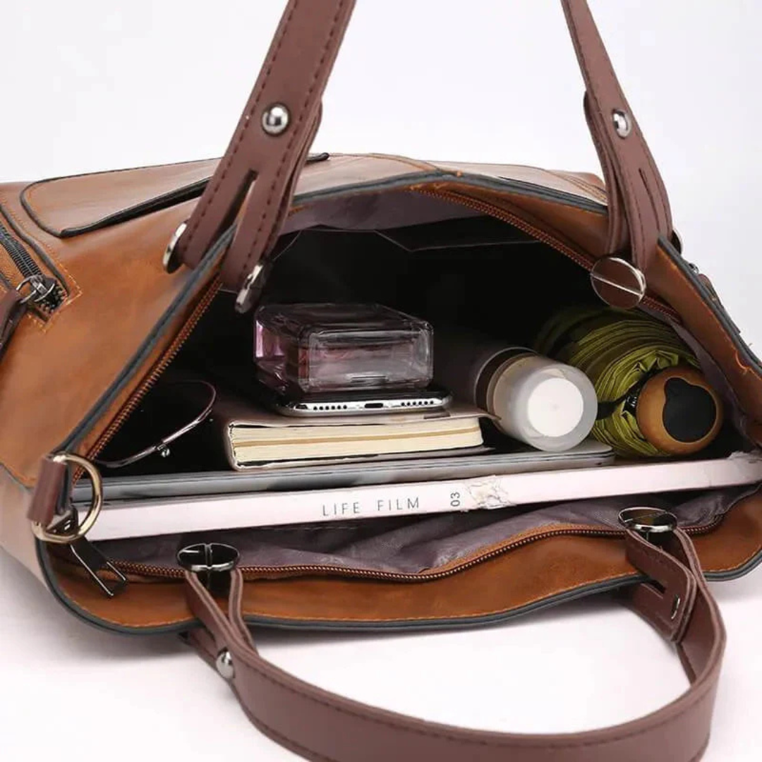 Lederhandtasche – Elegante Schultertasche für den täglichen Gebrauch