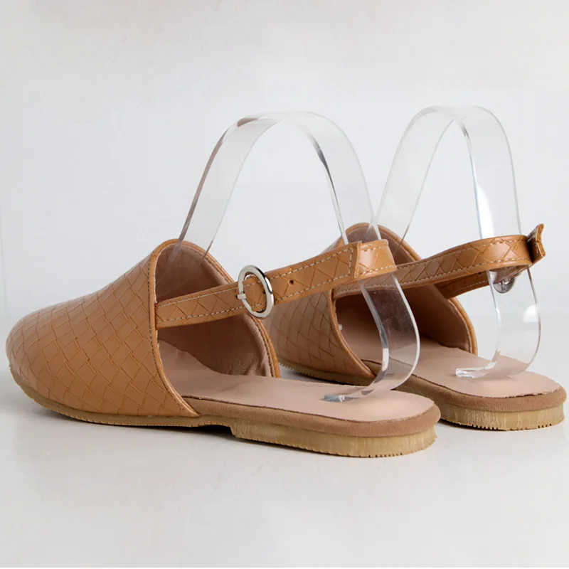 Damen-Absatzsandalen aus Leder
