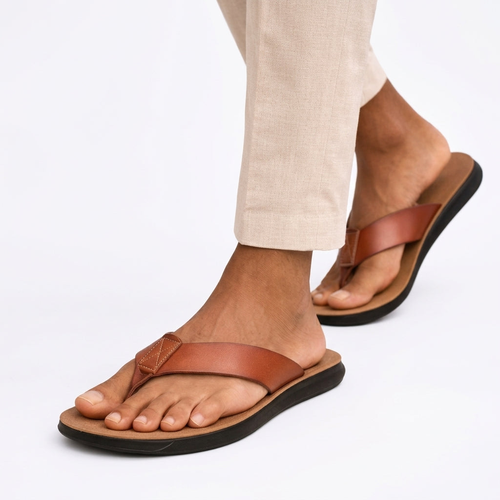Ledersandalen