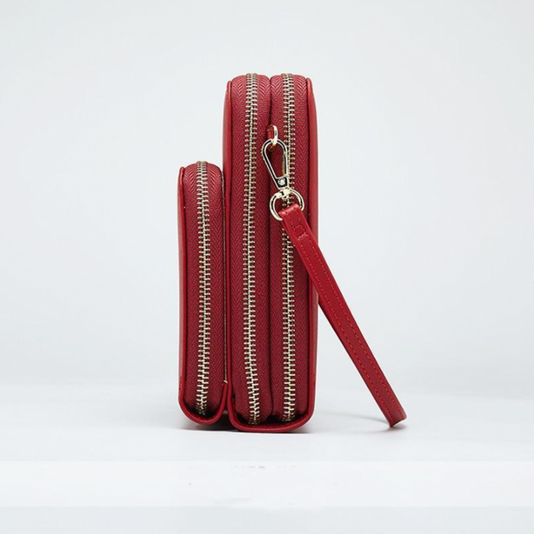 Leder-Handytasche mit dreifacher Sicherheit: elegant und praktisch