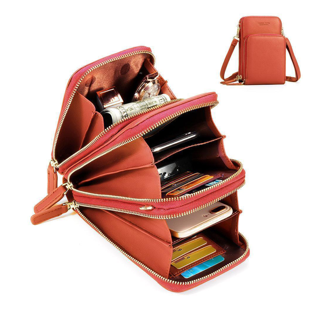 Leder-Handytasche mit dreifacher Sicherheit: elegant und praktisch