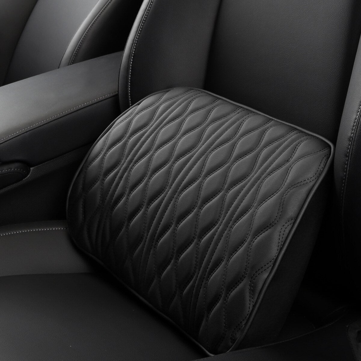 Leder-Reisekissen-Set mit Memory-Funktion