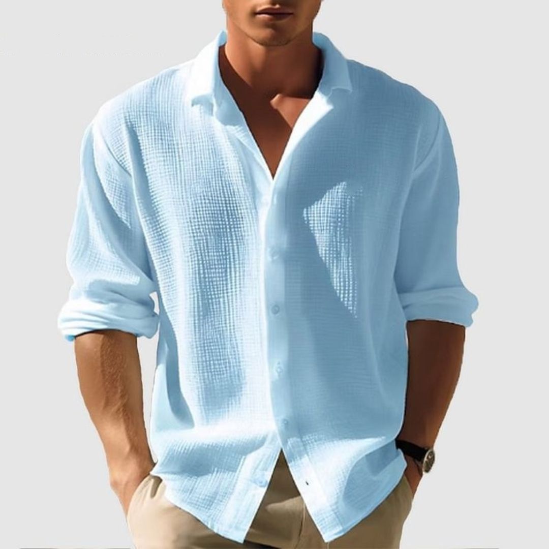 Button-down-Freizeithemd für Herren