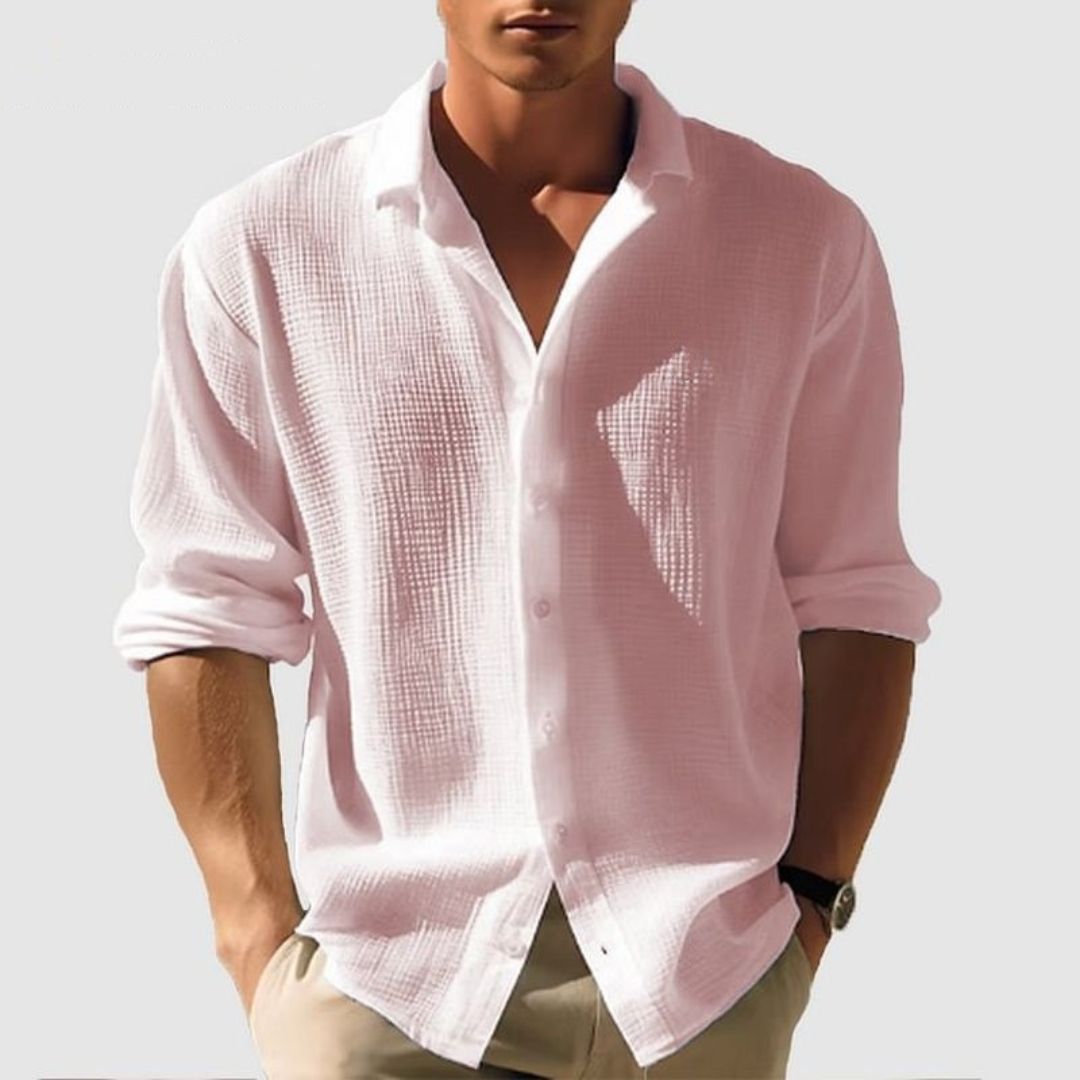 Button-down-Freizeithemd für Herren