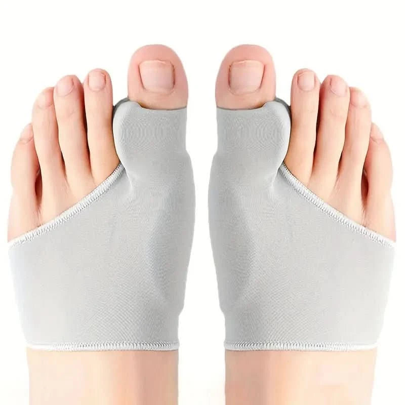 Hallux-valgus-Korrektor für Teenager, diskret und bequem, aus weichem hautfarbenem Material – schmerzlindernd