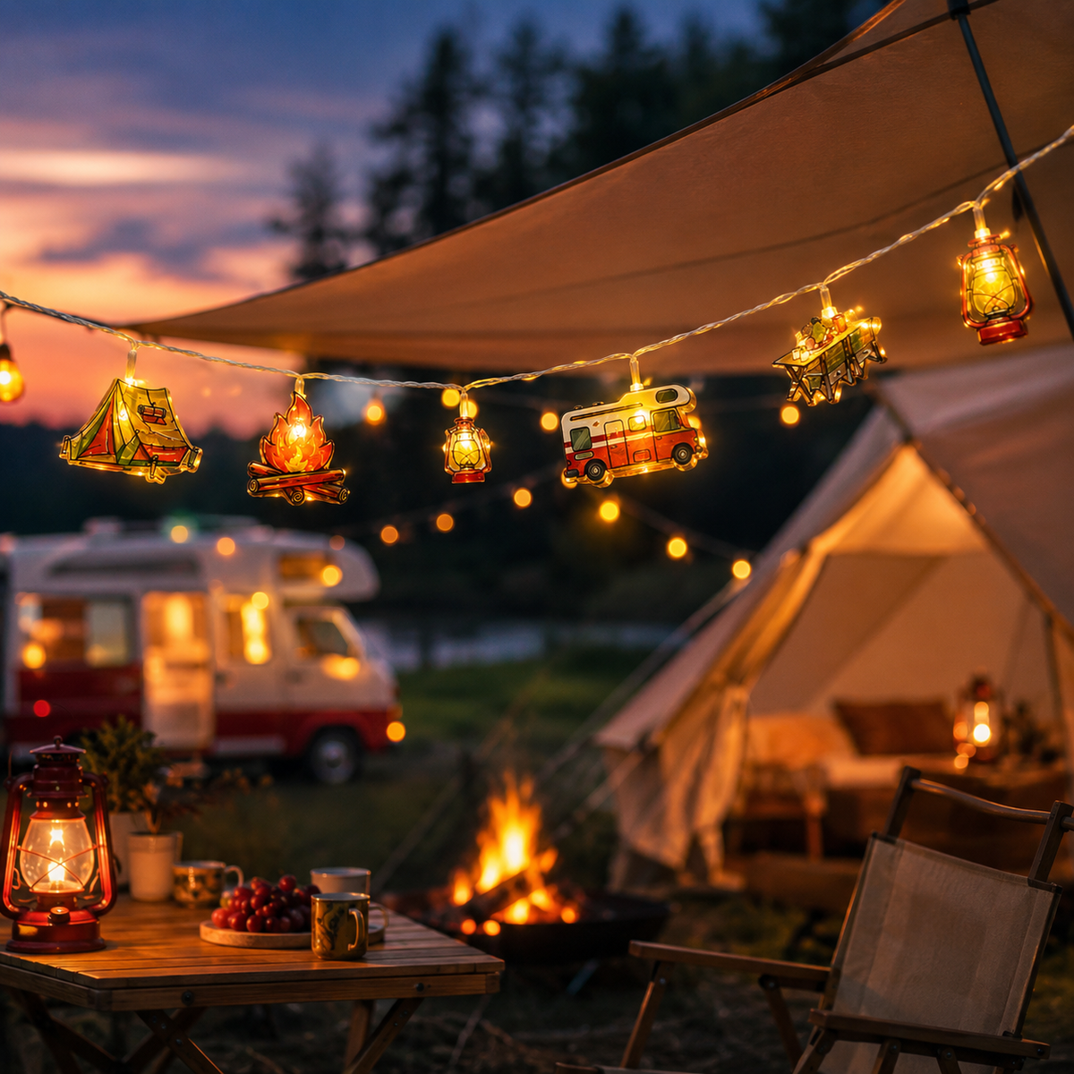 CampGlow Lichterkette