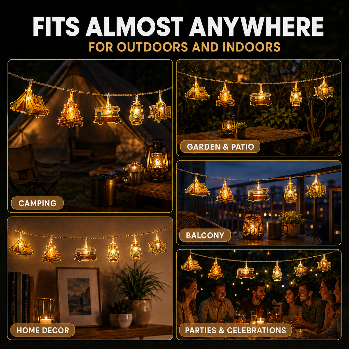 CampGlow Lichterkette