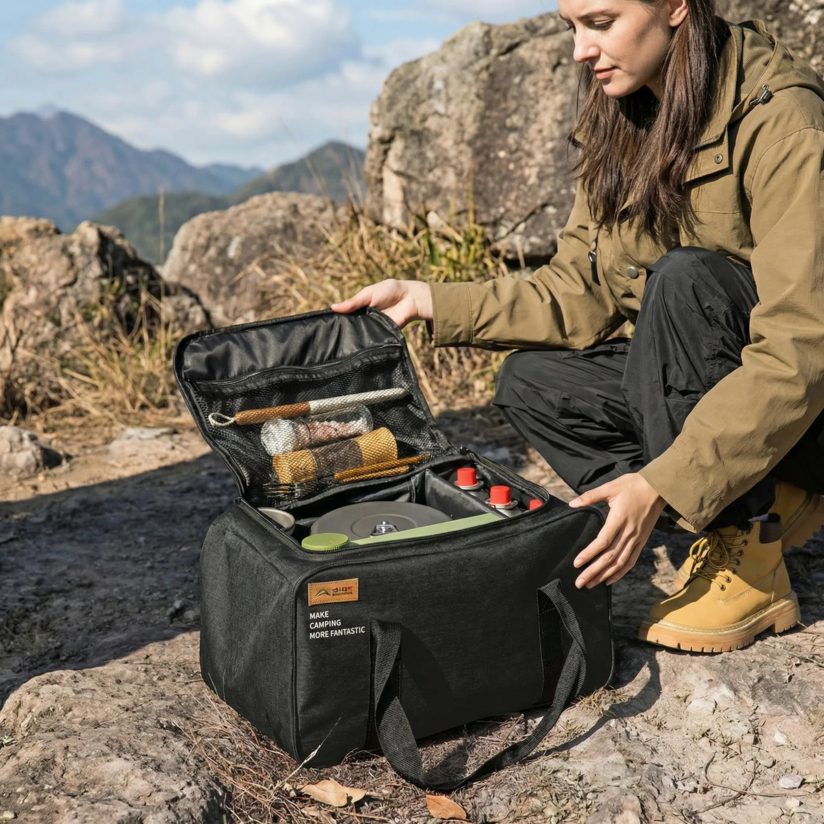 Campstra 24 l Faltbarer Camping-Organizer