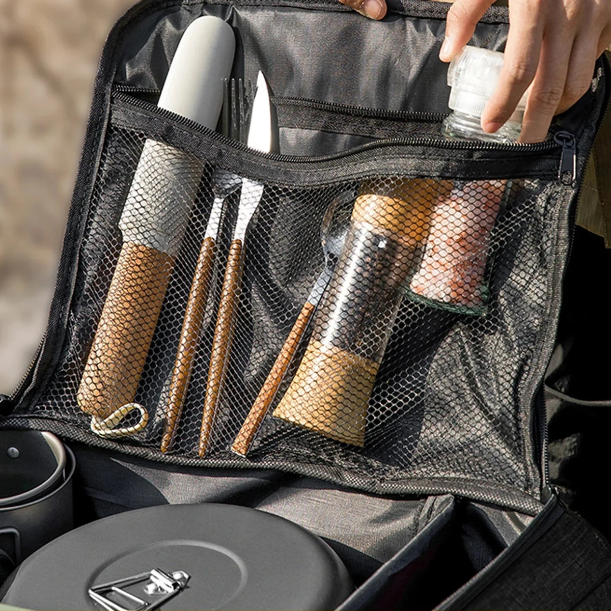 Campstra 24 l Faltbarer Camping-Organizer