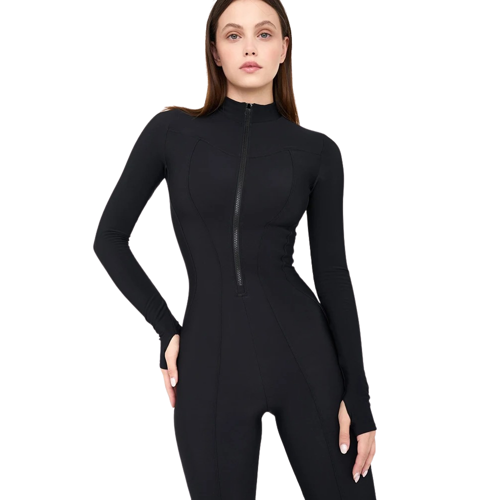Sport-Jumpsuit mit Reissverschluss