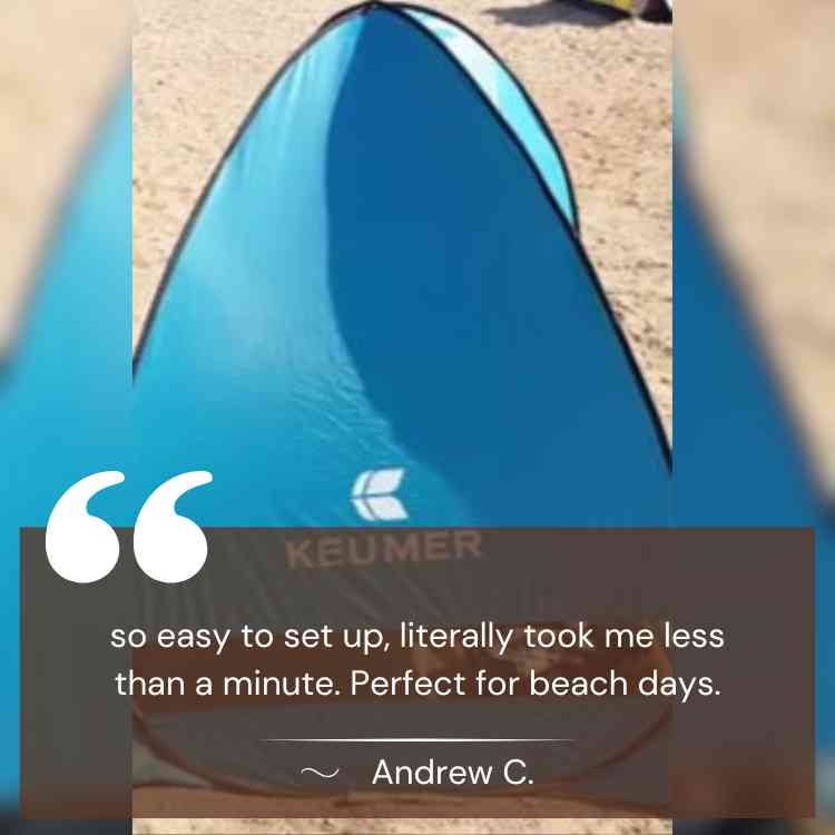 Familien-Pop-up-Strandzelt mit UV- und Windschutz