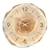 Leise Holz-Wandulhr - Realistische Textur