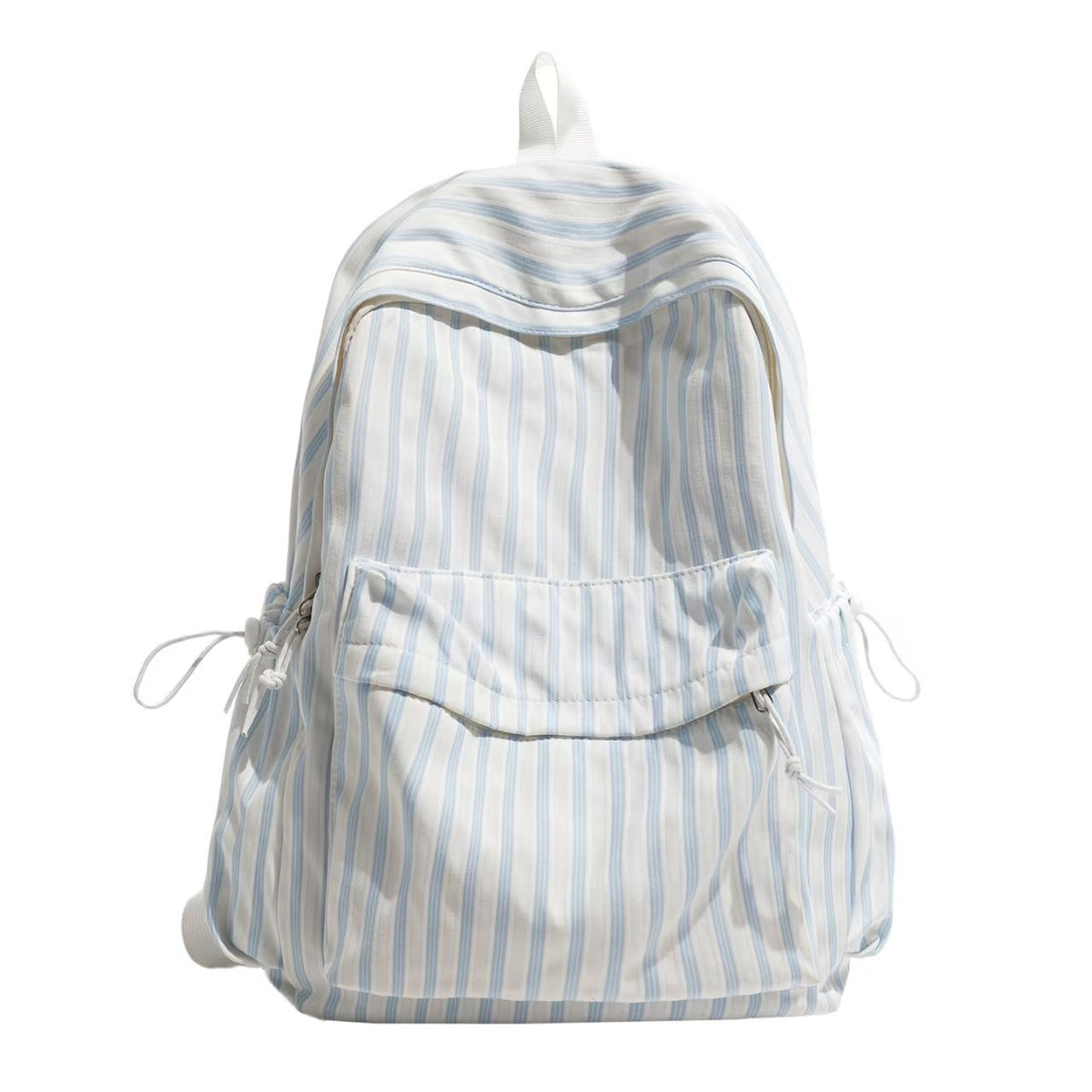 Gestreifter Rucksack mit praktischen Seitentaschen
