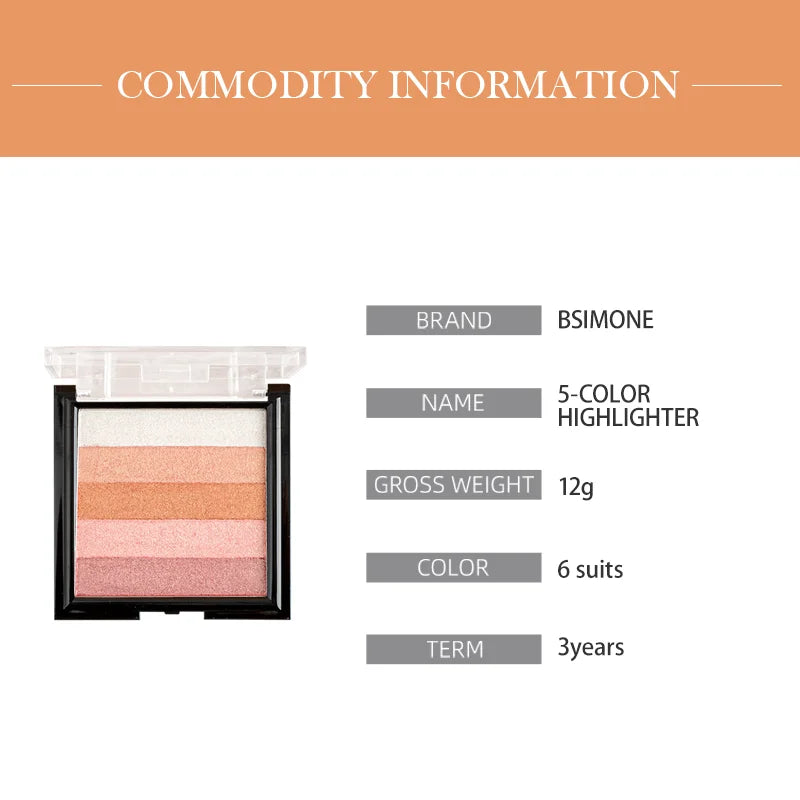 Schimmernde Highlighter-Palette - Goldene Göttin