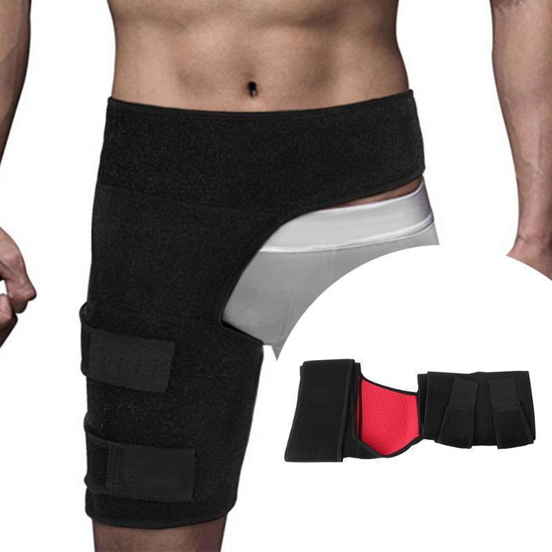 Hüftstabilisierende und leistenstützende Oberschenkelbandage