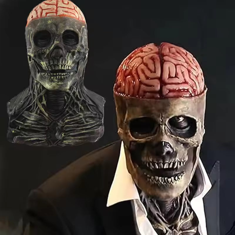 Skelettmaske: Realistische und furchterregende Skelettmaske für das Halloween-Kostüm
