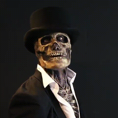 Skelettmaske: Realistische und furchterregende Skelettmaske für das Halloween-Kostüm