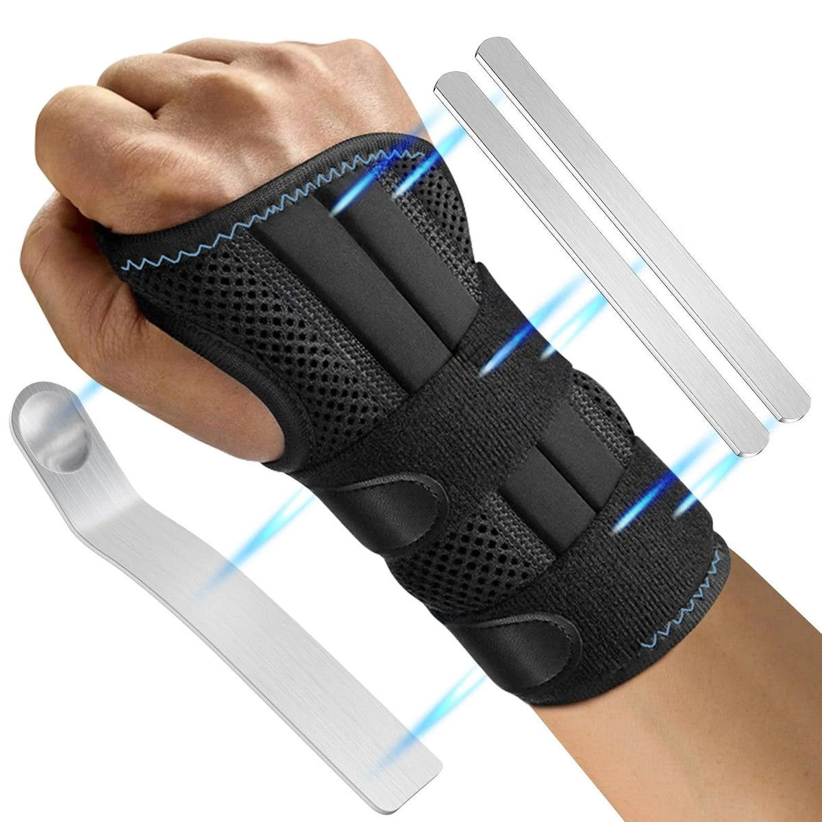 Handgelenkbandage mit Schiene - Stabilisiert und Lindert Schmerzen