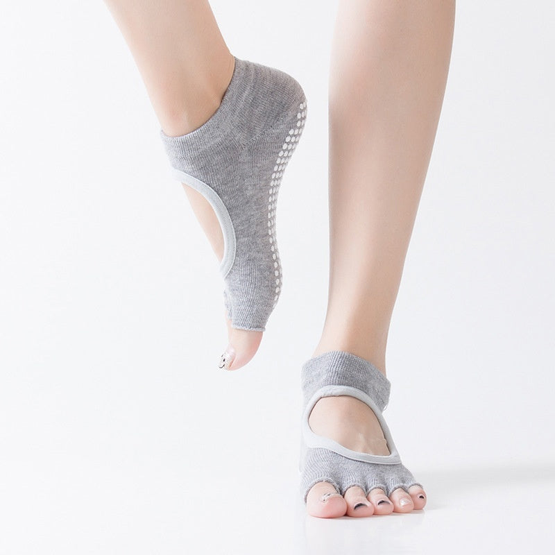 Antirutsch-Socken für Erwachsene – Baumwolle mit PVC-Antirutsch-Fläche