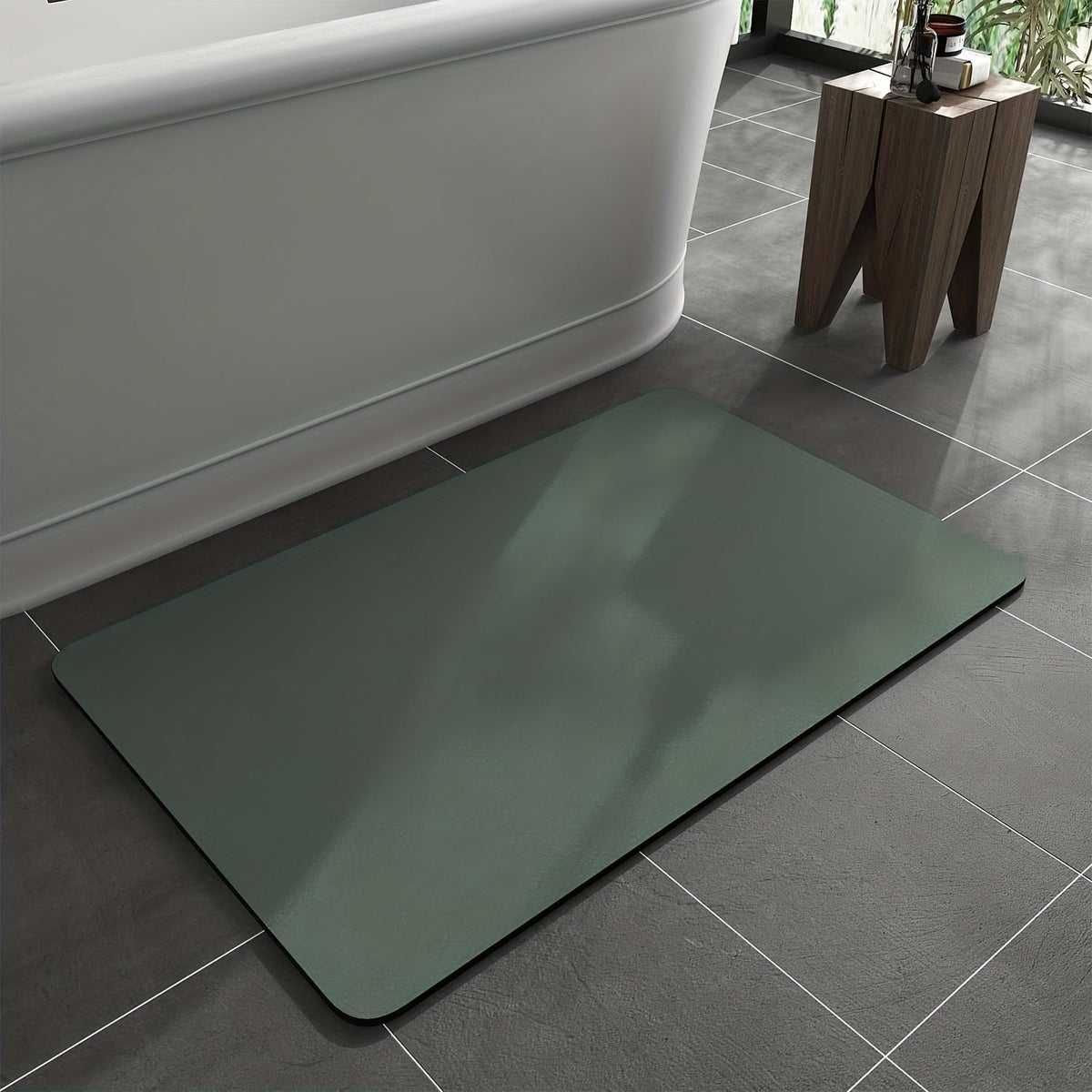 Rutschfeste Diatomit-Badematte, schnell trocknend, 40 x 60 cm – Sicherheit und Komfort im Badezimmer