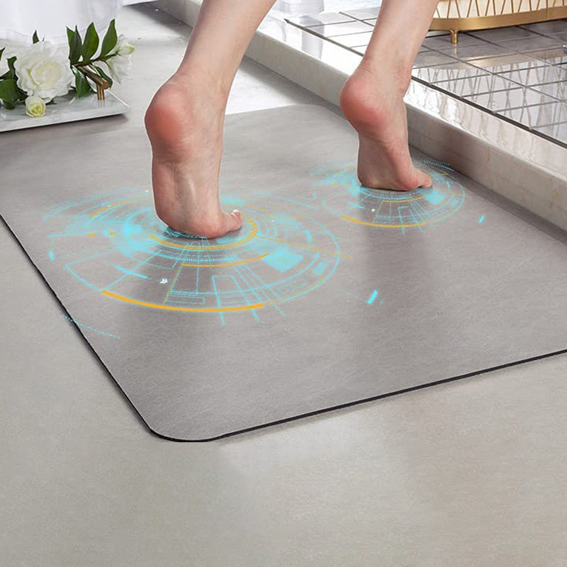 Rutschfeste Diatomit-Badematte, schnell trocknend, 40 x 60 cm – Sicherheit und Komfort im Badezimmer