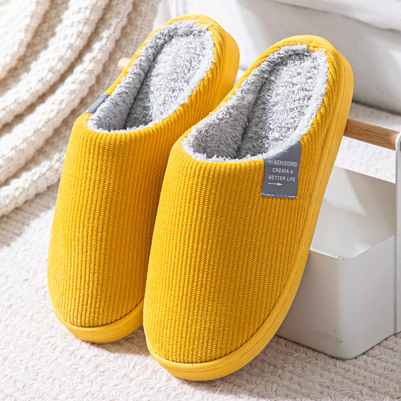 Rutschfeste Thermopantoffeln mit weicher Sohle