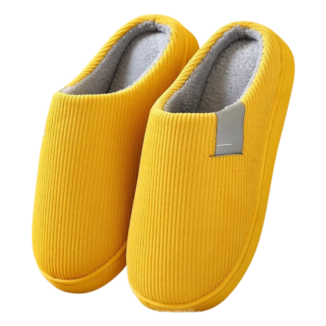 Rutschfeste Thermopantoffeln mit weicher Sohle