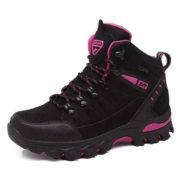 Damen-Winterwanderschuhe mit weiter Passform und Fussgewölbestütze