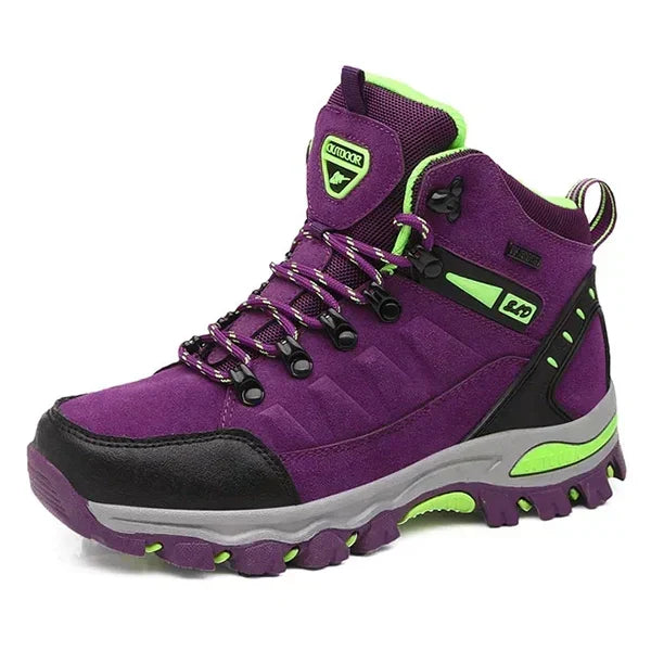 Damen-Winterwanderschuhe mit weiter Passform und Fussgewölbestütze